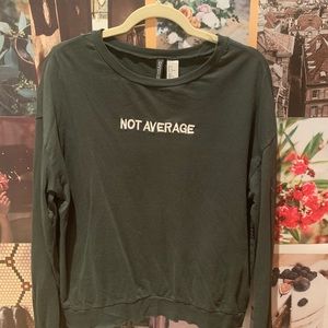 H&M Green Crew Neck